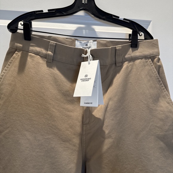Reigning Champ Cotton Chino Ivy Pant – Vault Khaki Size 31 - Picture 7 of 9